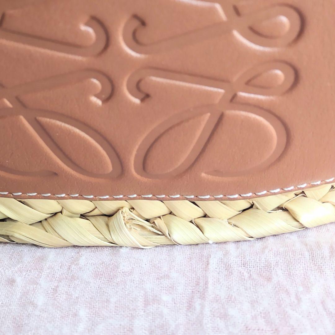 【美品】ロエベ　LOEWE　かごバッグ　スモール　ブラウン