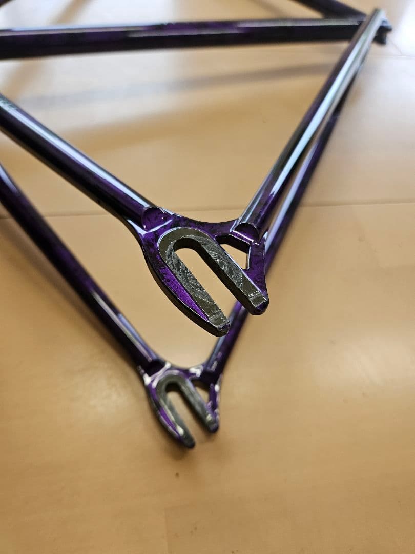 【美品】バラモン パープル ピストフレーム 競輪 NJS