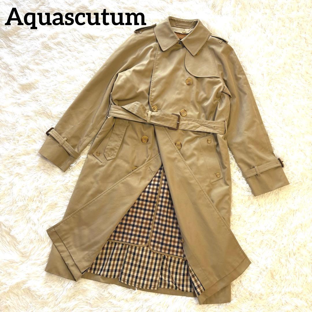 vanilla＊Aquascutum 美品✨ライナー付き トレンチコート