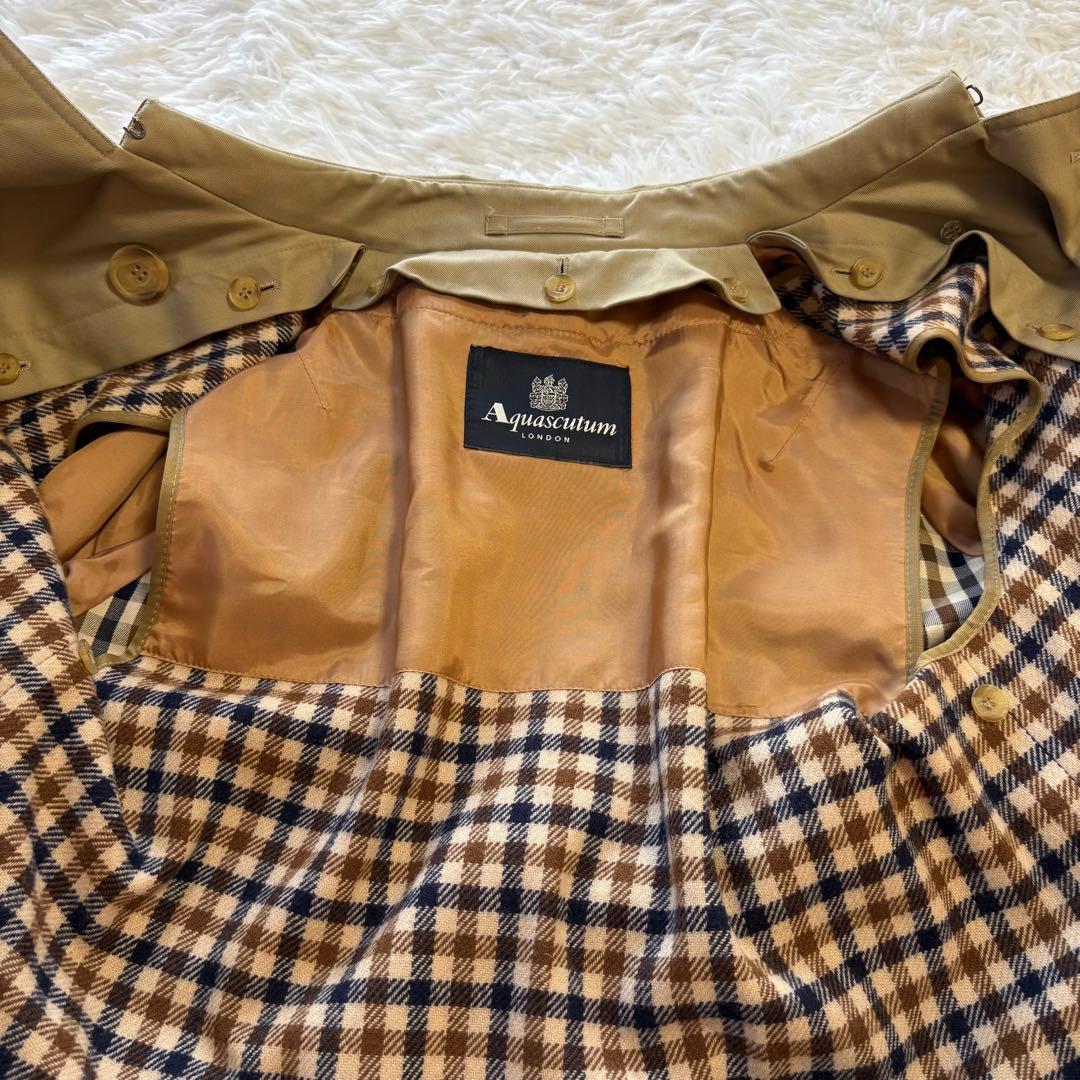 vanilla＊Aquascutum 美品✨ライナー付き トレンチコート