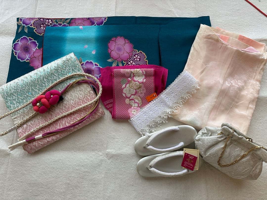 振袖フルセット シンプル 振袖一式 着付けセット おまけ 人気 正絹