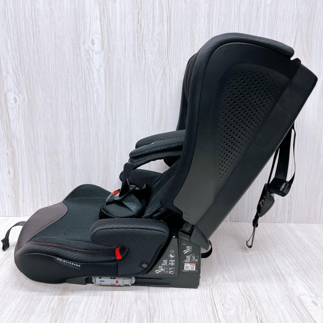 エールベベ パパット グランス CF524 カーボンブラック ジュニアドシート