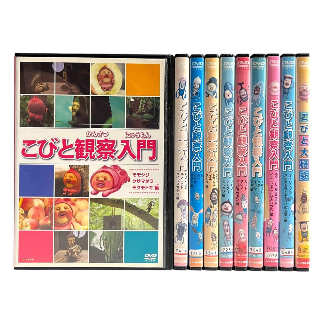 新品ケース DVD 「こびと観察入門 全9巻+こびと大研究」 全10巻 セット