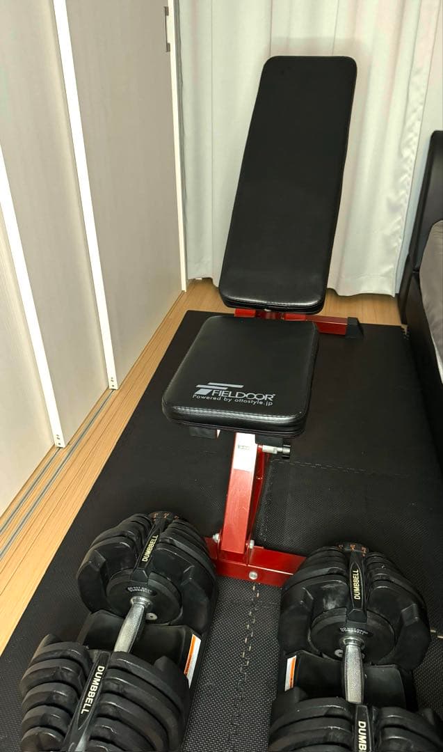 ⭐︎You⭐︎ 可変式ダンベル40kg 2個＋トレーニングベンチ　※セット販売