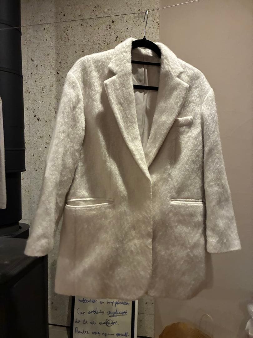 BEAUTY&YOUTH ウールモヘヤブレンド シャギービッグジャケットタグあり