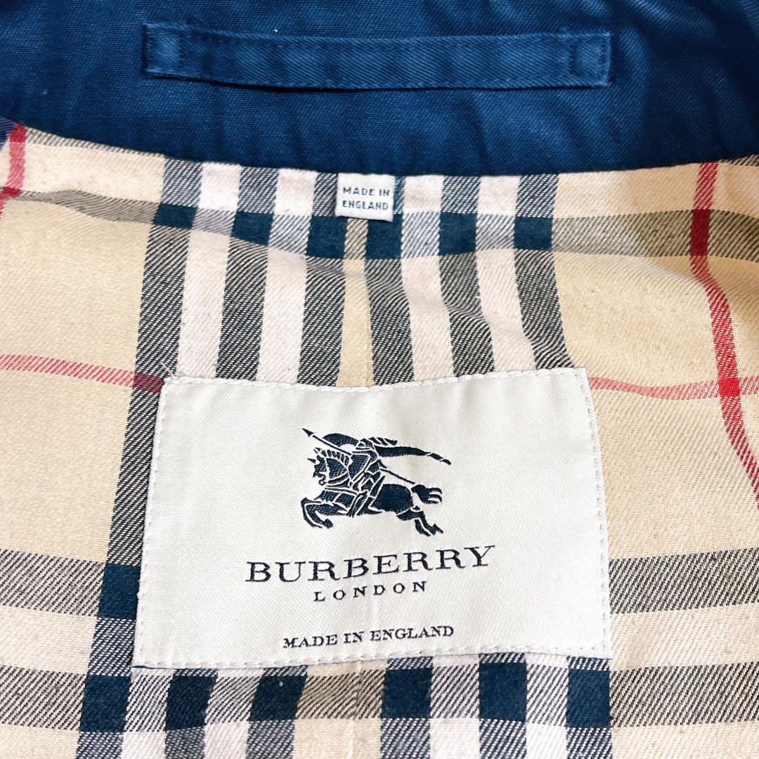 BURBERRY ロンドン ノバチェック トレンチコート NV クリーニング済み