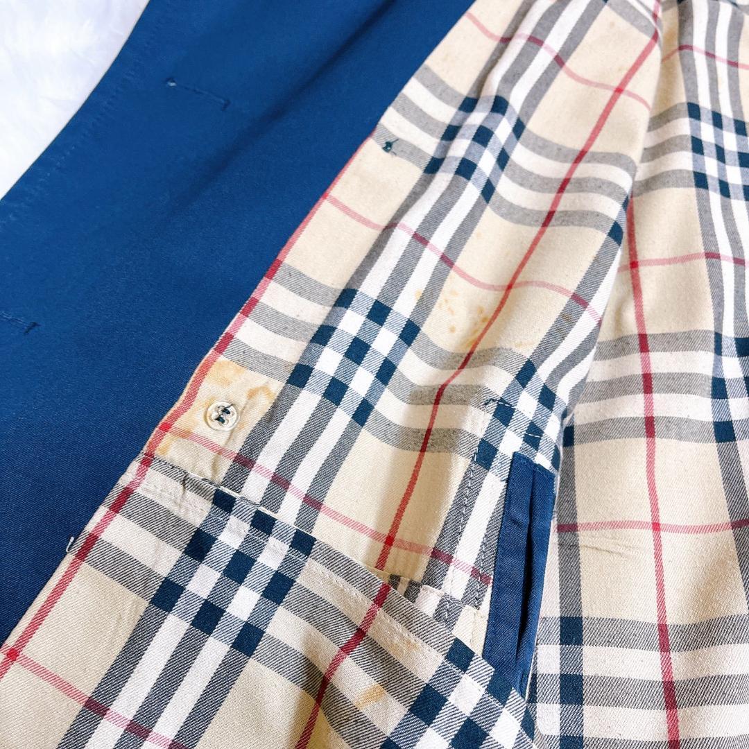 BURBERRY ロンドン ノバチェック トレンチコート NV クリーニング済み