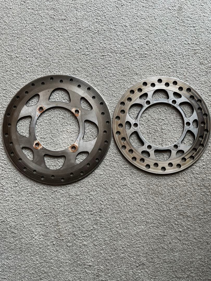 KDX125SR 純正ディスクローター　前後セット