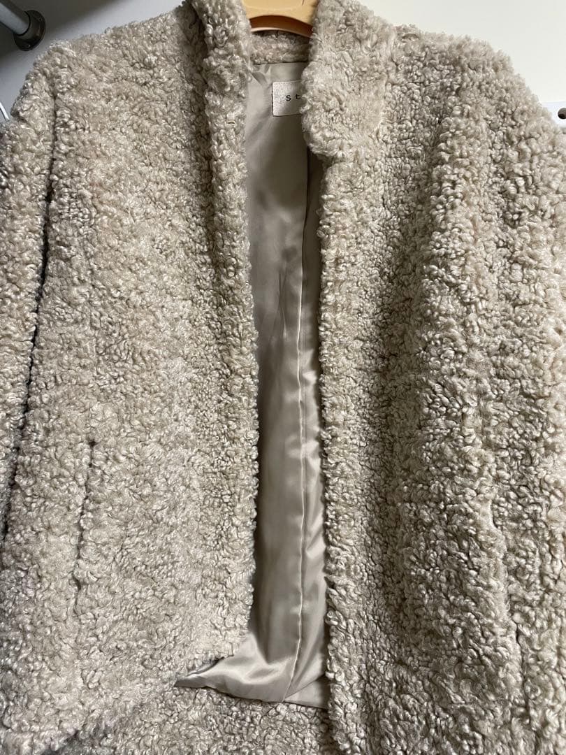 ストラ　ボアスタンドカラーコート