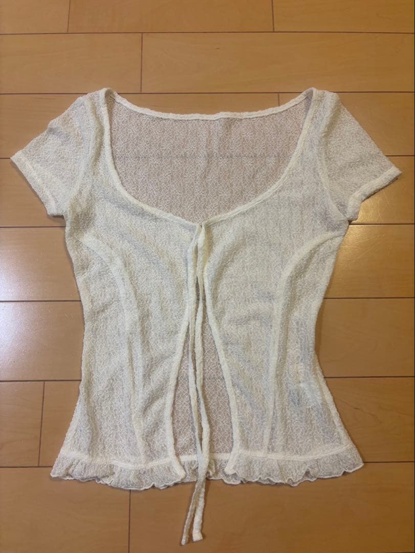 トップス andmary Claire set tops ivory