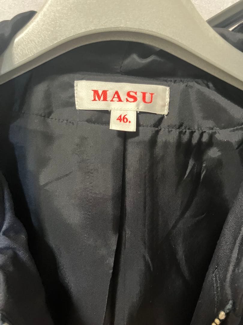 MASU zip-up blazer ネイビー　25SS