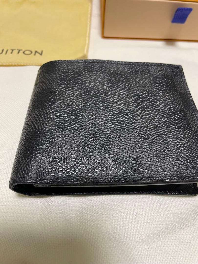 みゆあ様　☆美品☆箱付☆ルイヴィトン 折り財布 ポルトフォイユマルコ ダミエグラ
