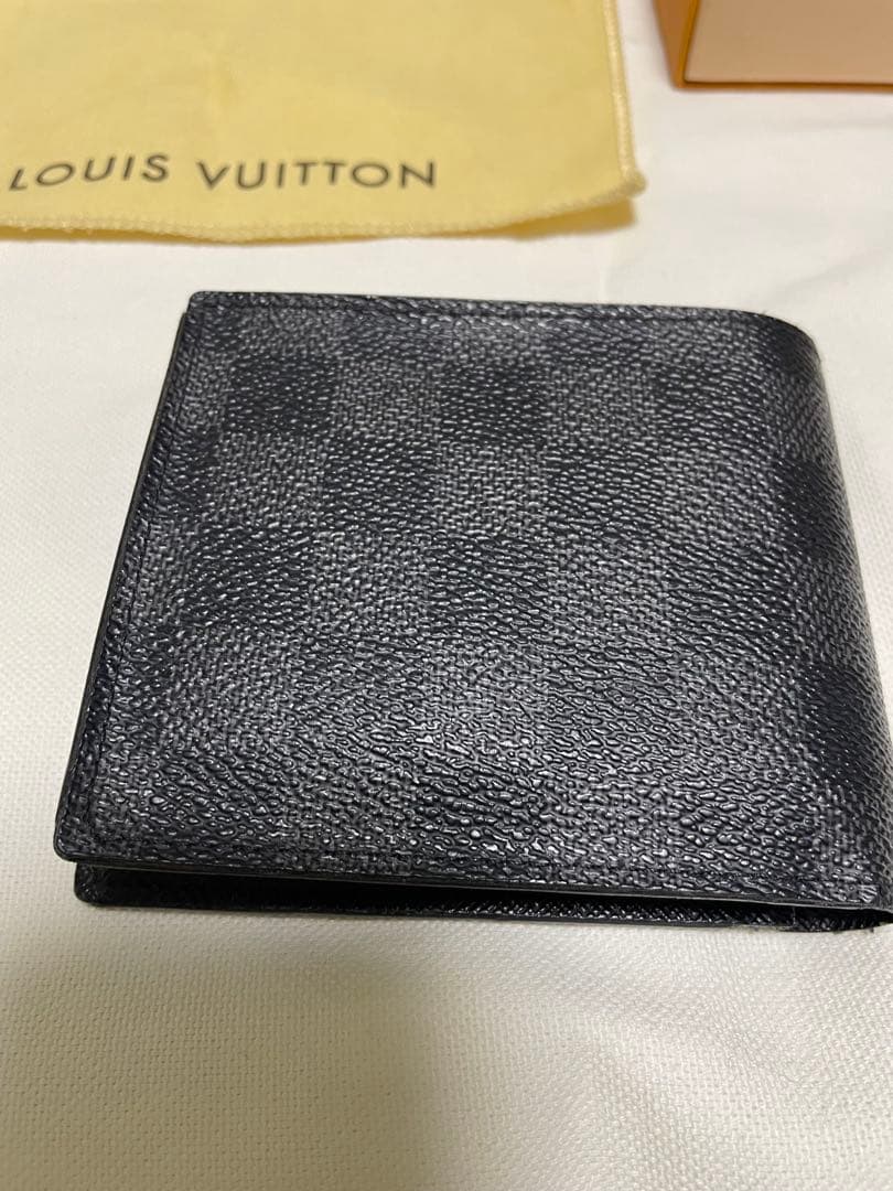 みゆあ様　☆美品☆箱付☆ルイヴィトン 折り財布 ポルトフォイユマルコ ダミエグラ