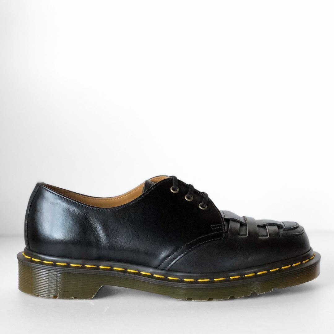 Dr.Martens UK6 25cm 1461 WOVEN ENGLAND 黒