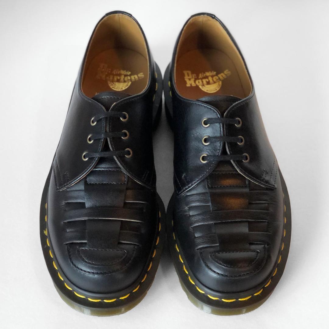 Dr.Martens UK6 25cm 1461 WOVEN ENGLAND 黒