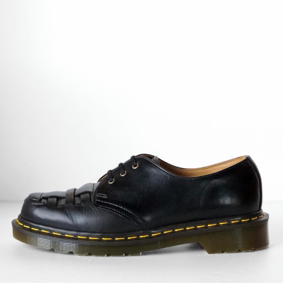 Dr.Martens UK6 25cm 1461 WOVEN ENGLAND 黒