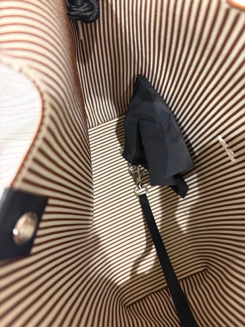 ＜hALON＞ストライプ ニット トートバッグM