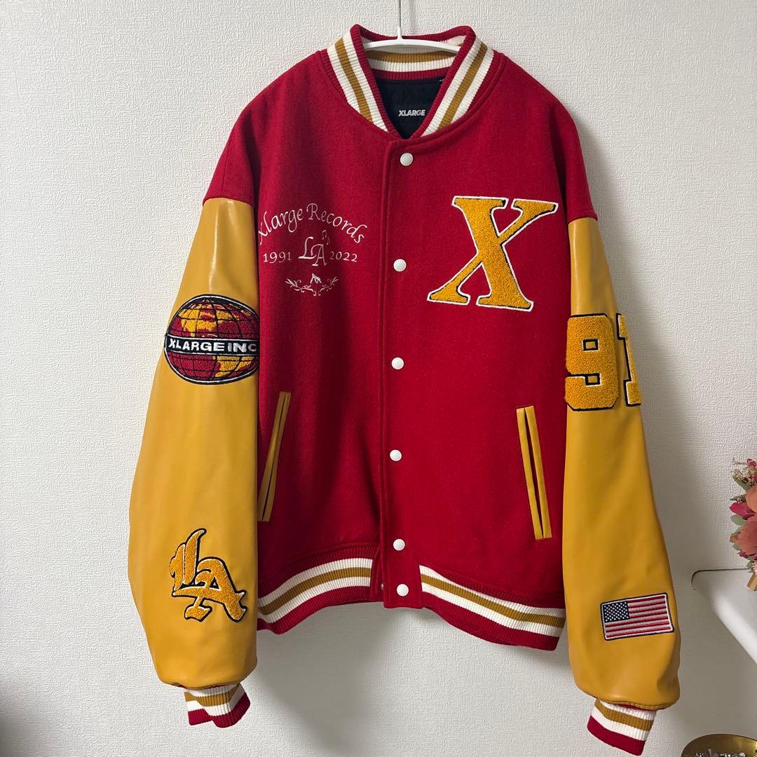 XLARGE バイカラー スタジャン