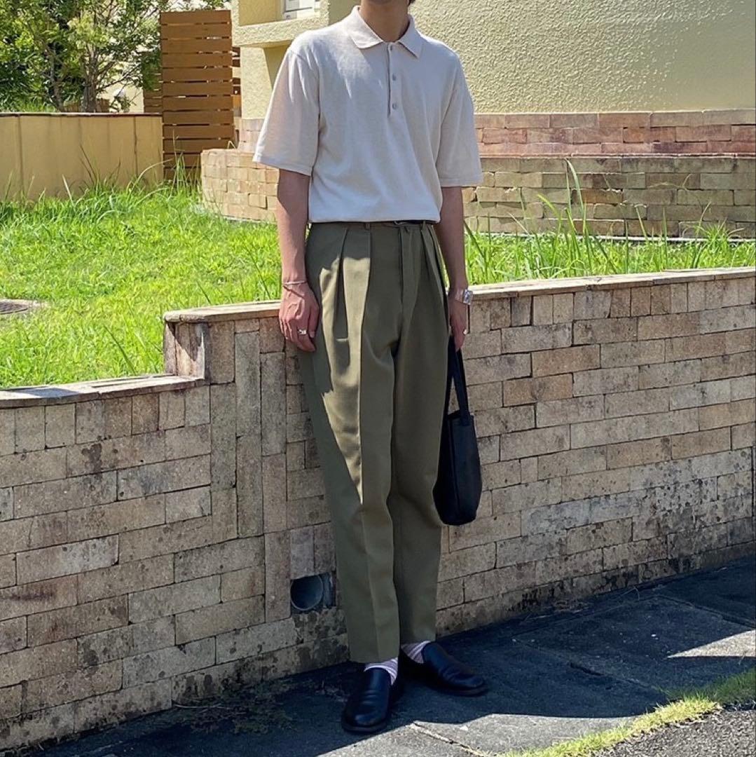 美品【NEAT】ニート スラックス \"MAX CANVAS Taperd\" 44