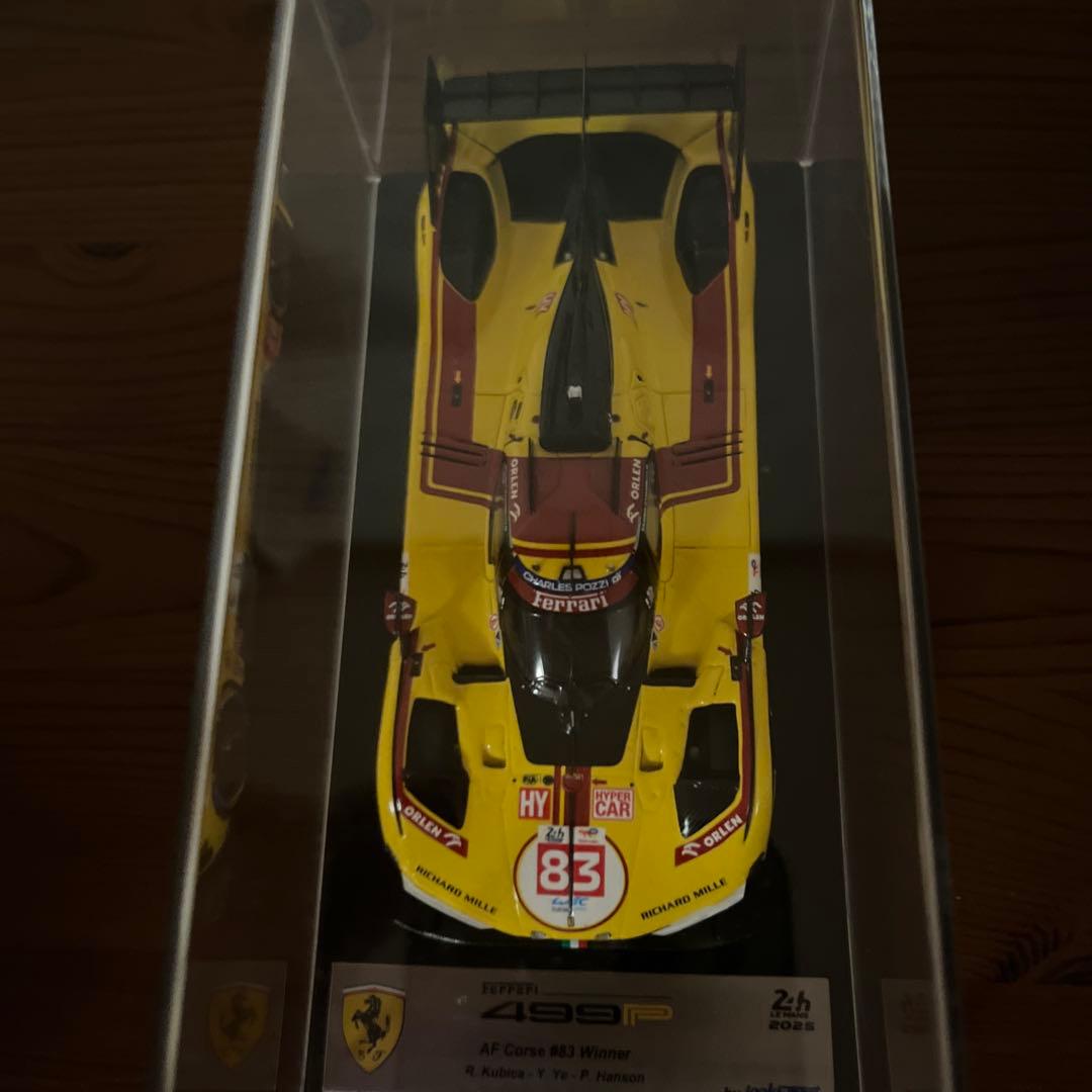 ミニカー Ferrari 499P Winner Le Mans 2025 #83