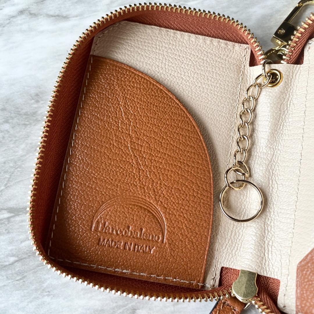 2286【新品 定価2.2万円】ラルコバレーノ★スマートW キーケース★鍵 入れ