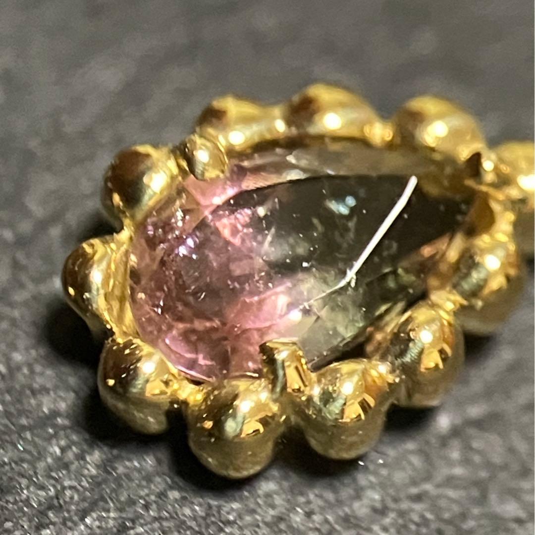 18K バイカラートルマリン ペンダントトップ
