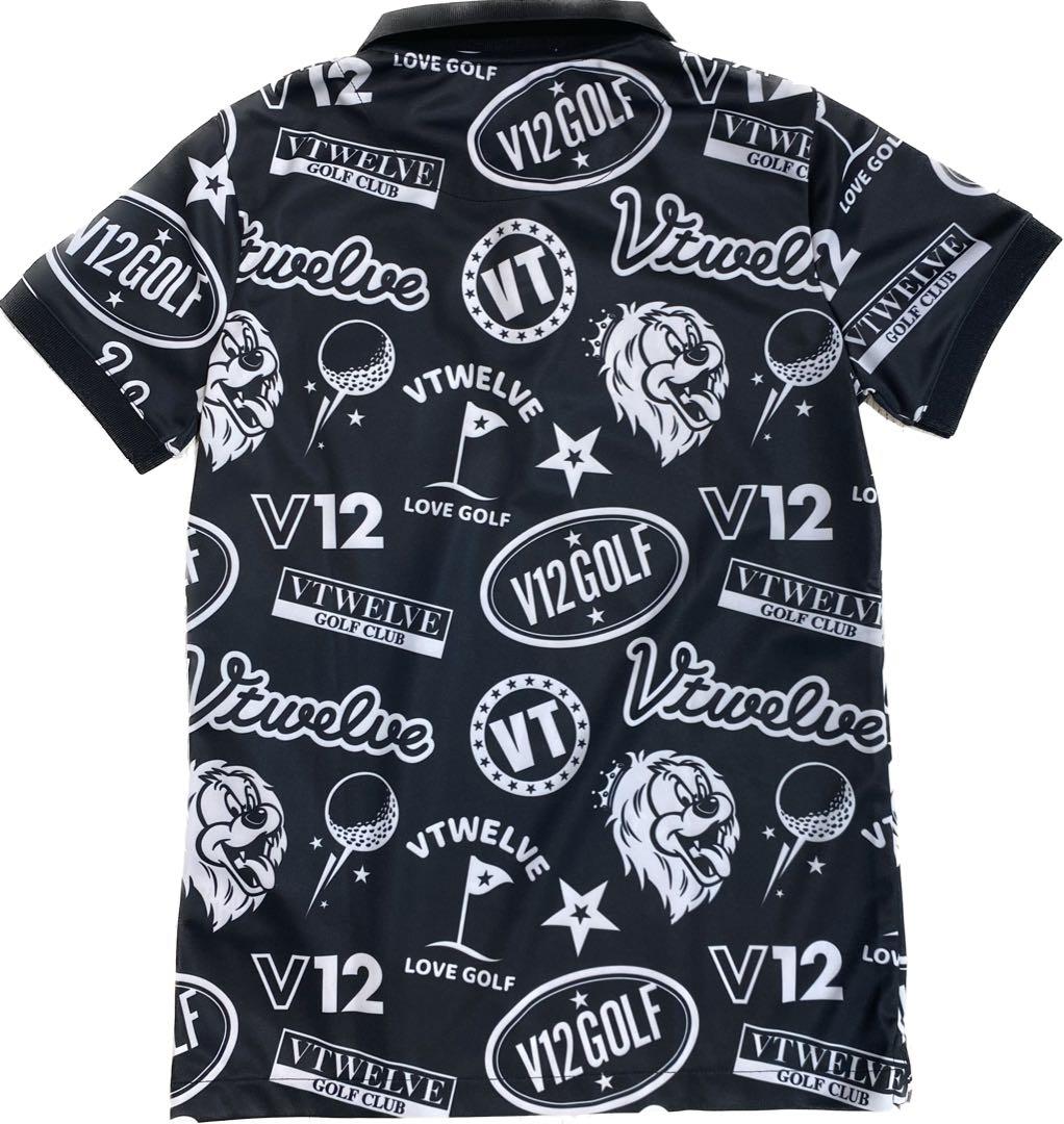 【新品】V12 レディース　ポロシャツ　黒　Sサイズ