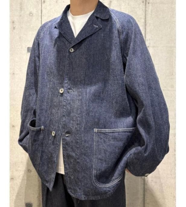 ほぼ新品 comoli デニムワークジャケット インディゴ 2