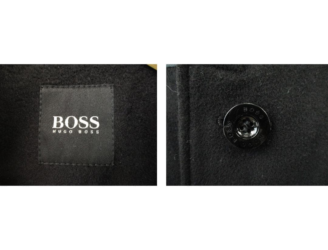高級 HUGO BOSS ヒューゴボス＜カシミヤ混チェスターコート＞M0409m