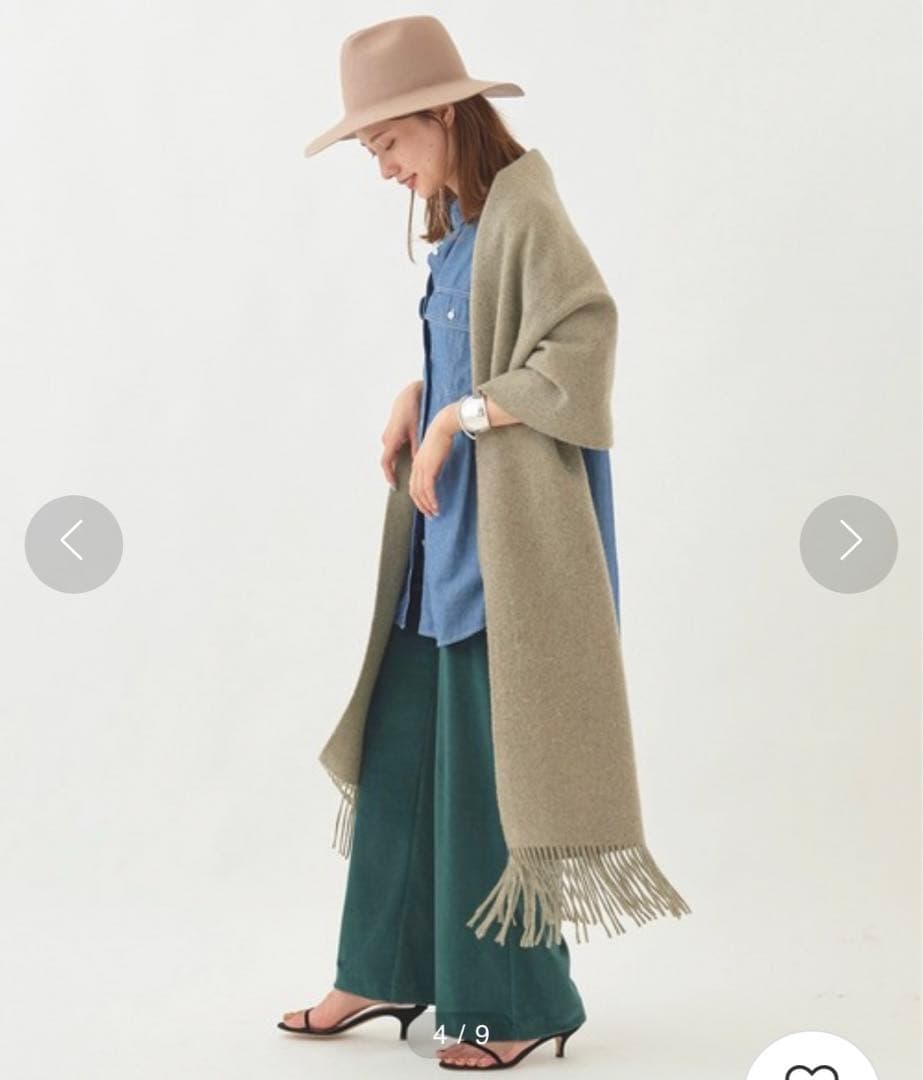 こぐまさま専用　アソースメレ　カシミヤストール　plage 新品未使用