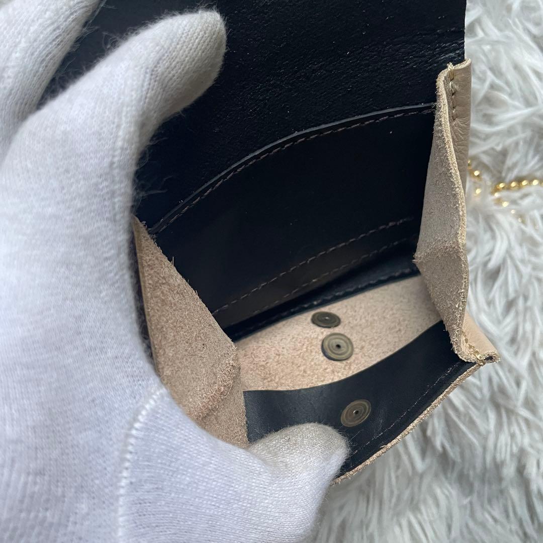 【未使用級】モキップ ミニパース ショルダーウォレット ガルーシャ