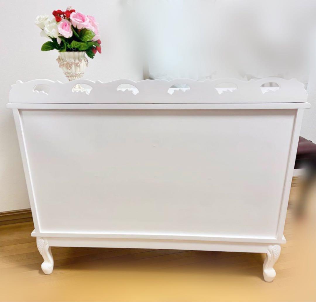 猫脚 チェスト ロマンティック 薔薇 姫家具 ロココ調 ロリィタ