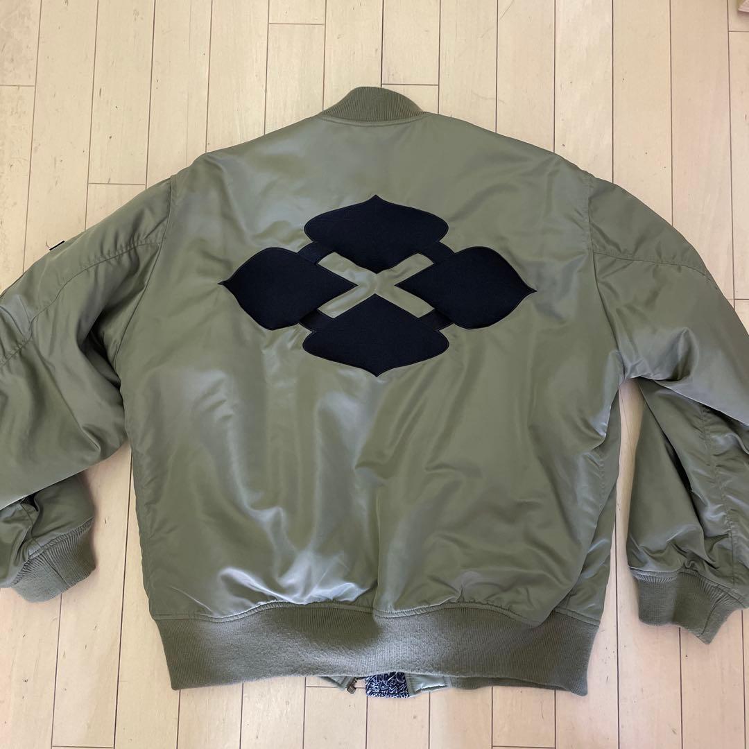 BUDSPOOL GAKKIN MA-1ジャケット L カーキ