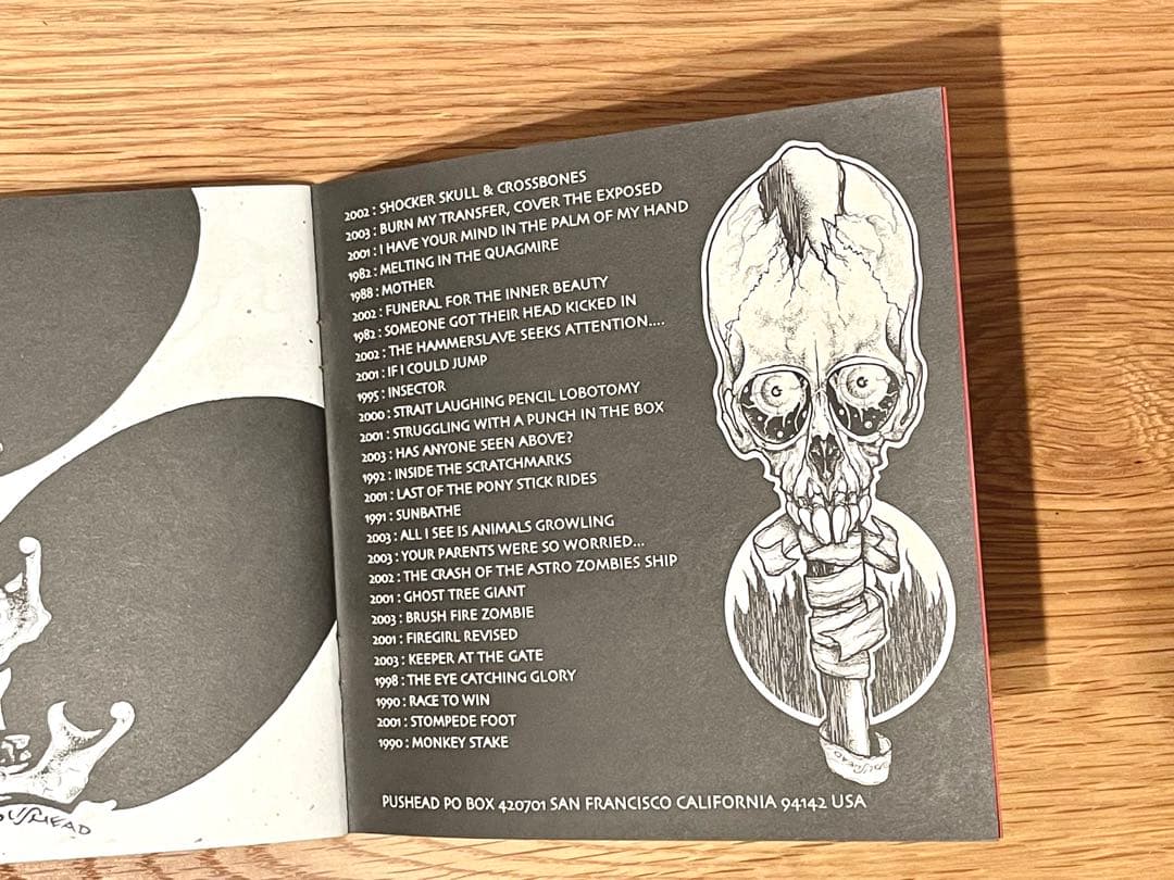 【希少】PUSHEAD パスヘッド 画集 Bacteria Sour サイン入