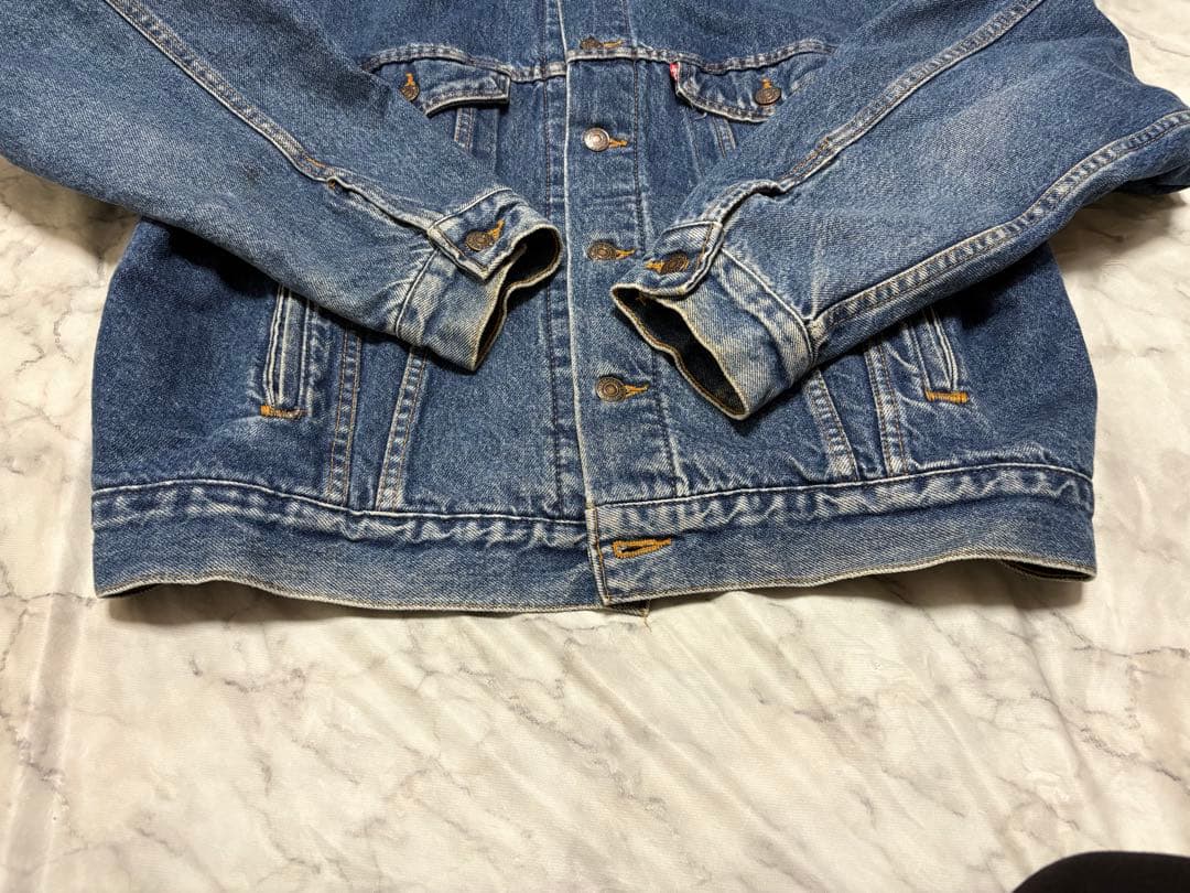 Levi's デニムジャケット L usa製 80s 70417 ネルライナー