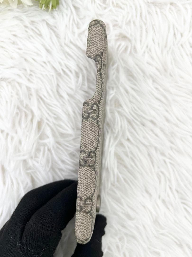 【美品】GUCCI グッチ GGスプリーム iPhoneX/XS スマホケース