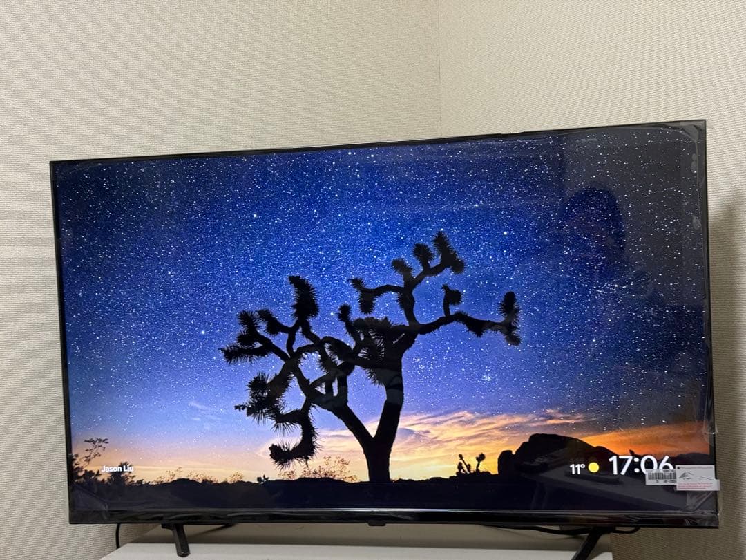 TCL 43型4K対応チューナーレス スマートテレビ（TL-4302UHD）