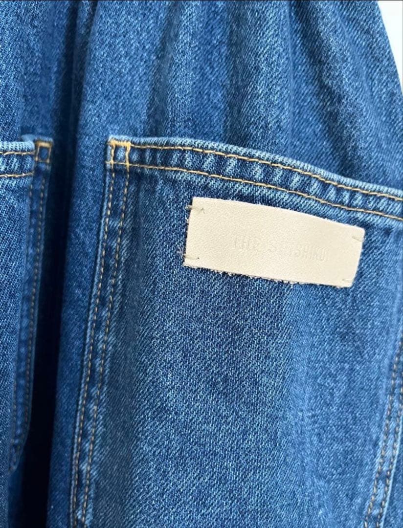 shishikui jumpsuit ジャンプスーツ　インディゴ