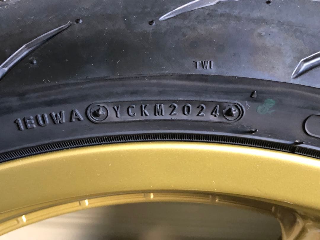 引き取り限定 NSR250R MAGTEKホイール前後セット、ダンロップQ5A