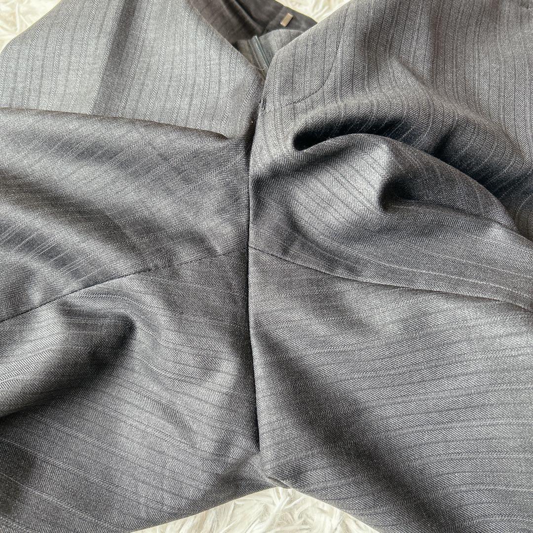 美品 ポールスミス ロロピアーナ スーツ セットアップ ストライプ 光沢 高級