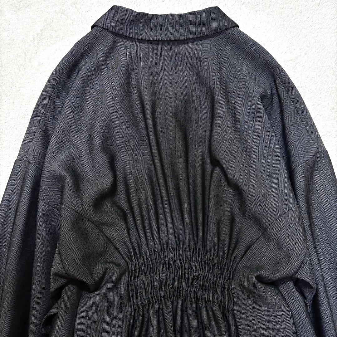 【美品】Ameri 2WAY HERRINGBONE JACKET DRESS