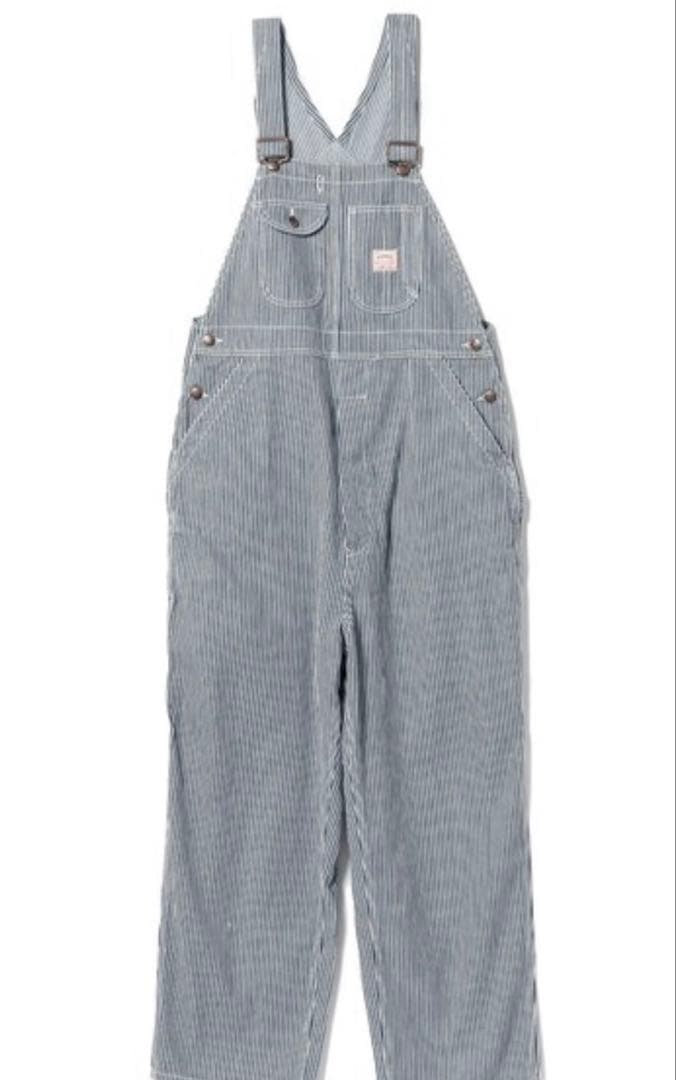 BIGMAC × BEAMS BOY 別注 ヒッコリー オーバーオール