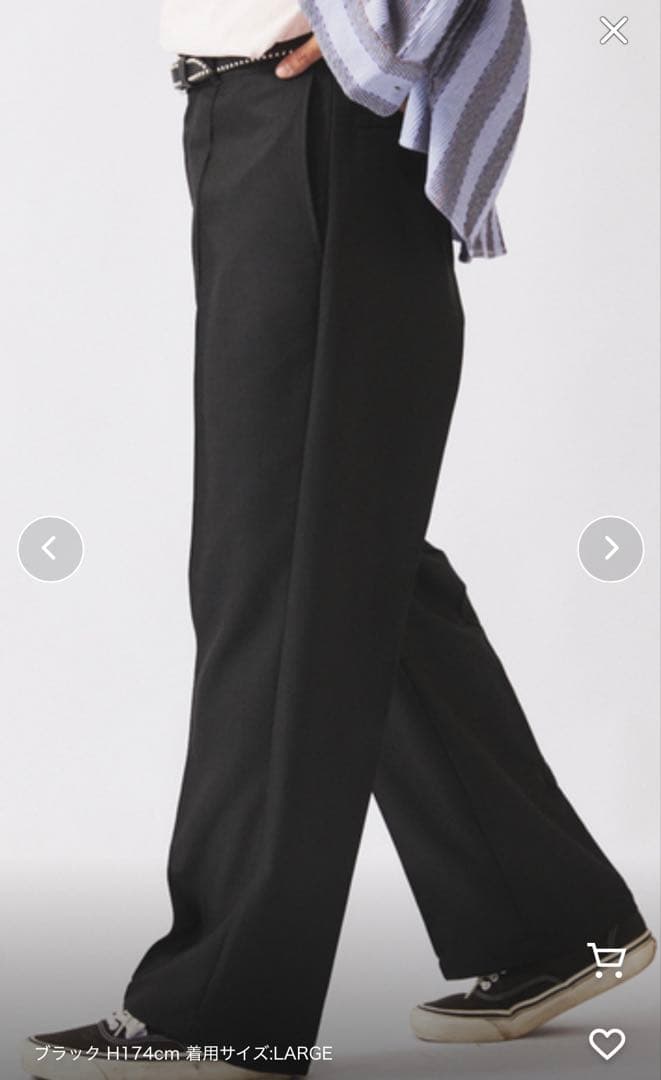 Dickies / ジャーナル 別注 ピンタック ワイドスラックス