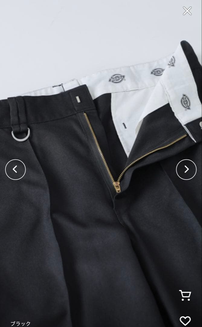 Dickies / ジャーナル 別注 ピンタック ワイドスラックス