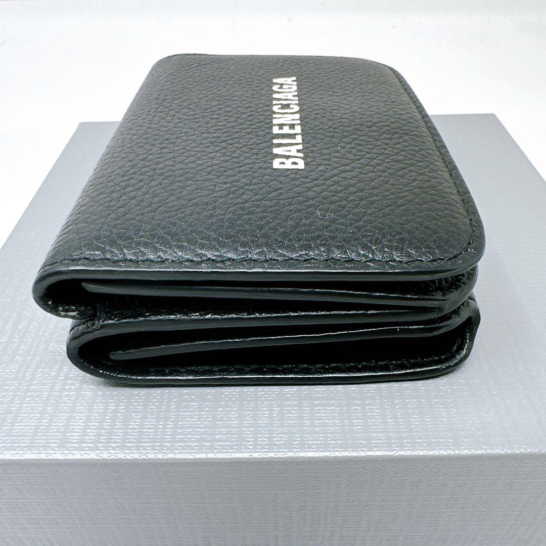 美品 BALENCIAGA バレンシアガ 財布 ミニウォレット 三つ折り財布