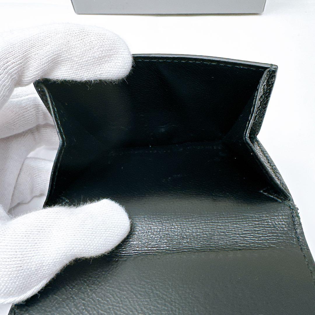 美品 BALENCIAGA バレンシアガ 財布 ミニウォレット 三つ折り財布