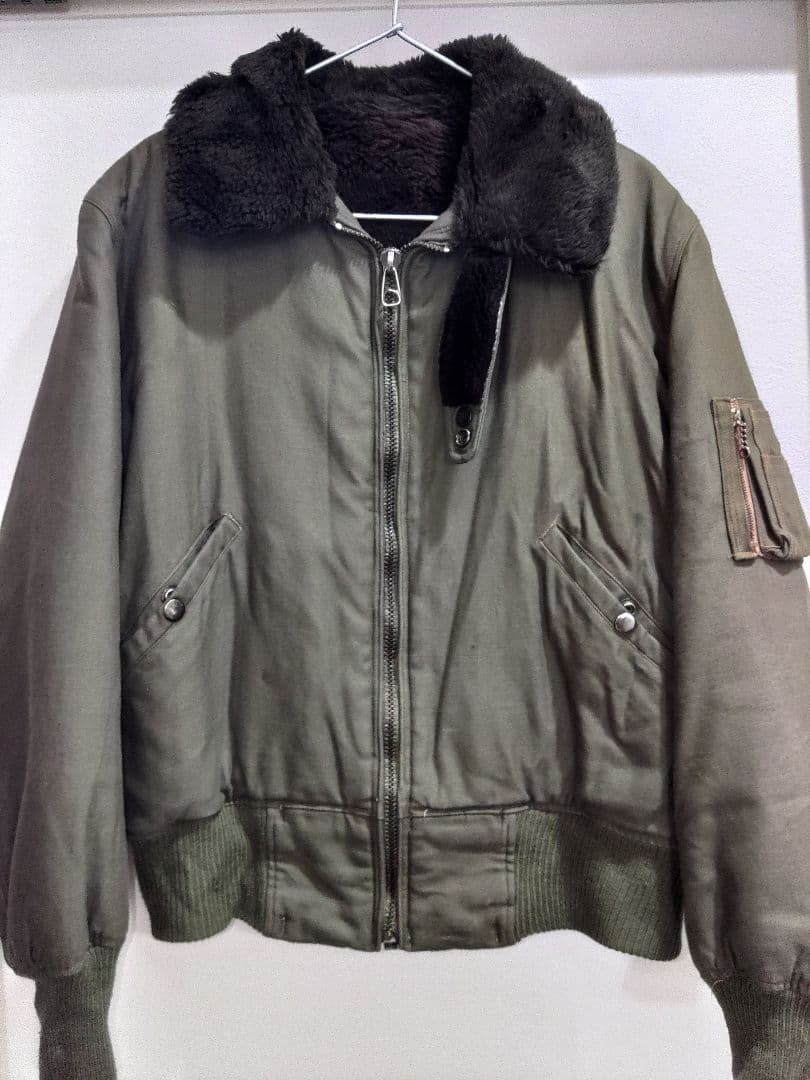 【おじ☆】　オリーブグリーン ミリタリージャケット