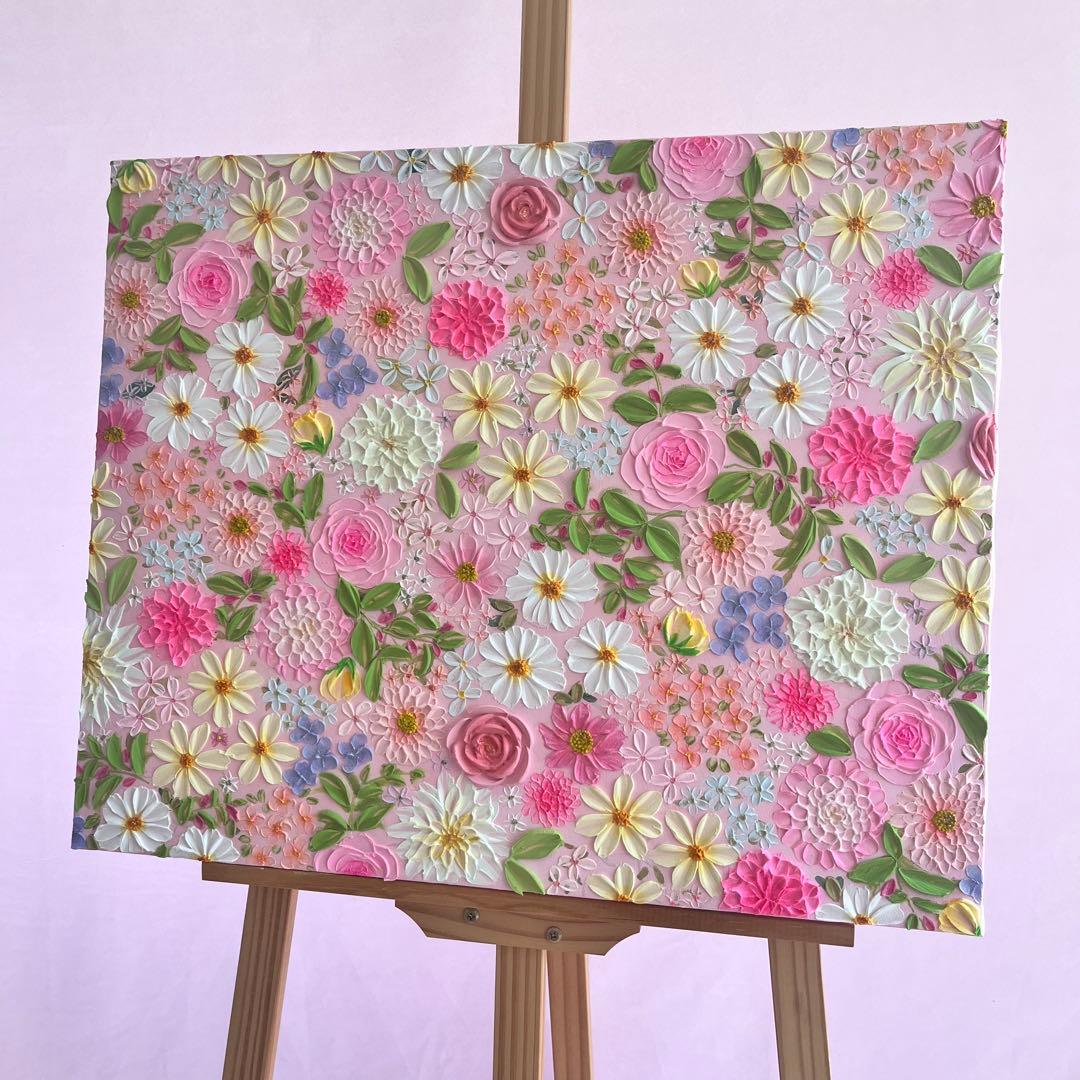 アートパネル 大型キャンバス 壁掛けアート 花の絵 花柄 ボタニカル 花図鑑 花