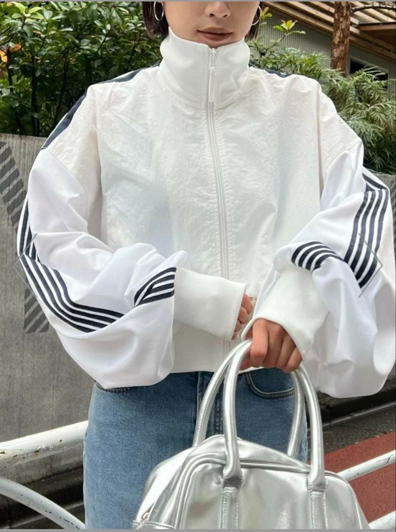 etsinta/エシンタ ナイロントラックボリュームスリーブジャケット