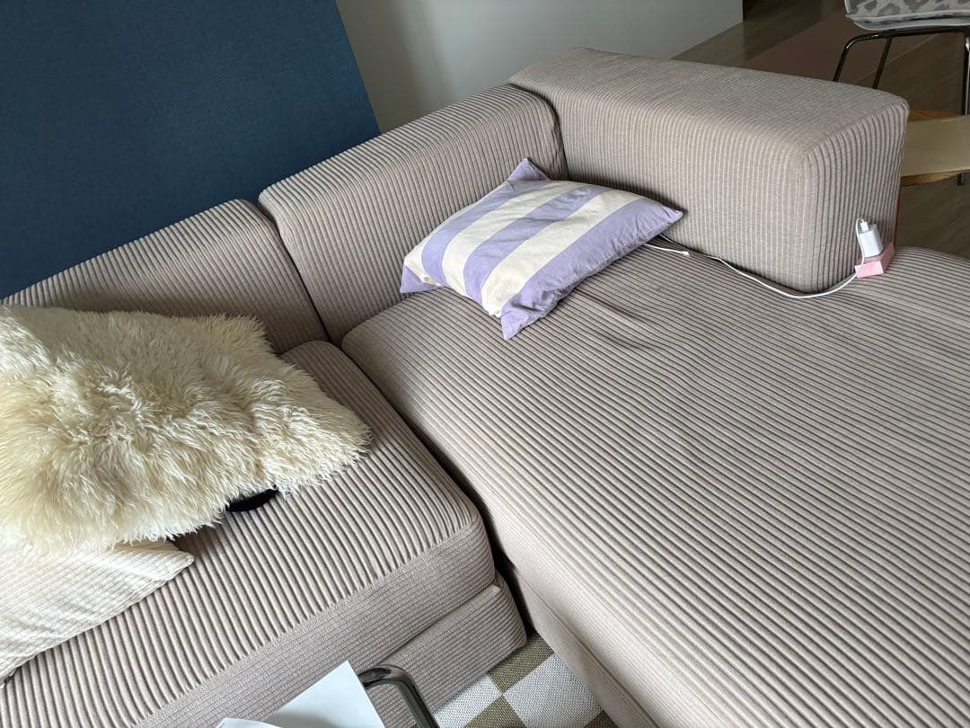 IKEA イェッテボJÄTTEBO 1.5人掛けソファ グレーベージュ